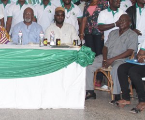 Participants at an environmental event